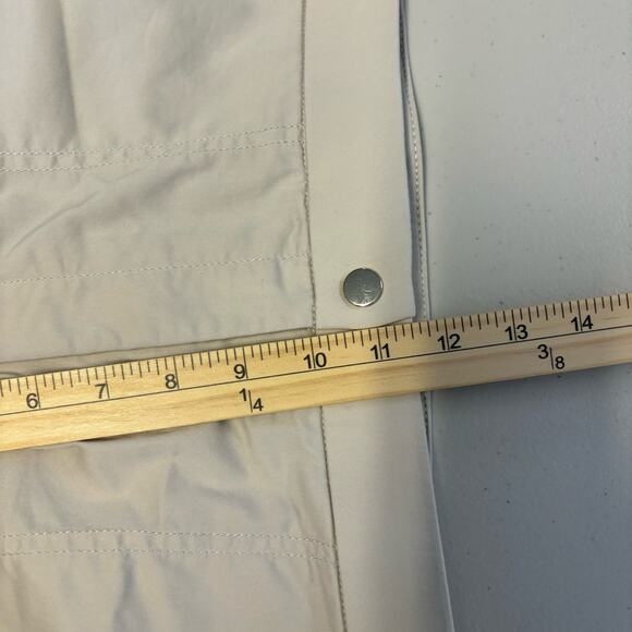 Chico's Women's Size 2.5 (L/14) Beige Crop Pants Cotton Blend Stretch Pants - Picture 8 of 12